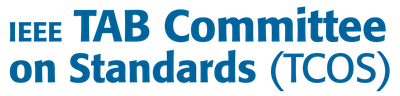 IEEE TAB Committee on Standards (TCOS) logo.